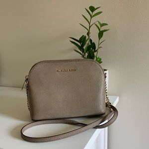 Michael Kors Large Leather Dome Crossbody Bag